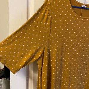 Yellow polka dot dress - Old Navy - XXL